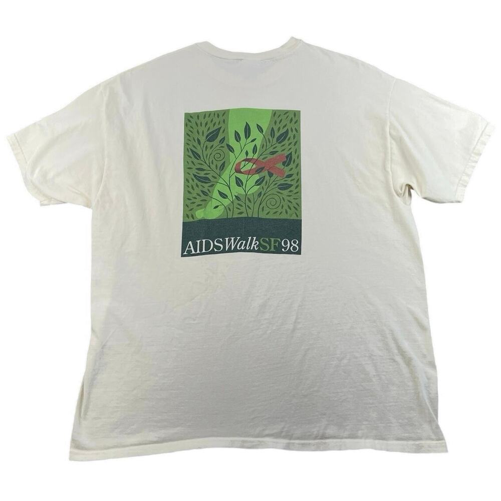Vintage 1998 AIDS Walk San Francisco Mervyn’s CA Target Promo T-Shirt - XXL
